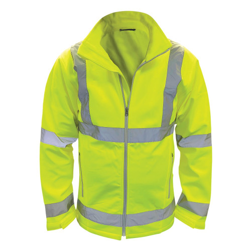 High Visibility Soft Shell Jacket (Sizes Small - 4X Large)