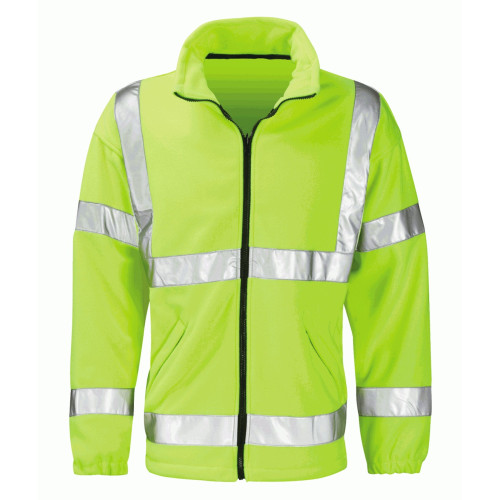 High Visibility Fleece Jacket (Sizes Small - 4X Large)