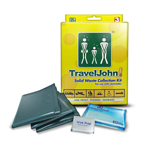 TravelJohn&acirc;&cent; Disposable Solid Waste Kit (Pack of 3)