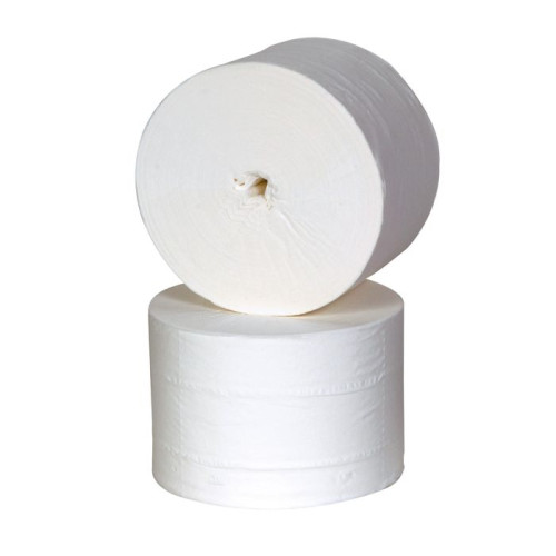 AA102 Jangro 2 Ply Coreless Toilet Rolls - White