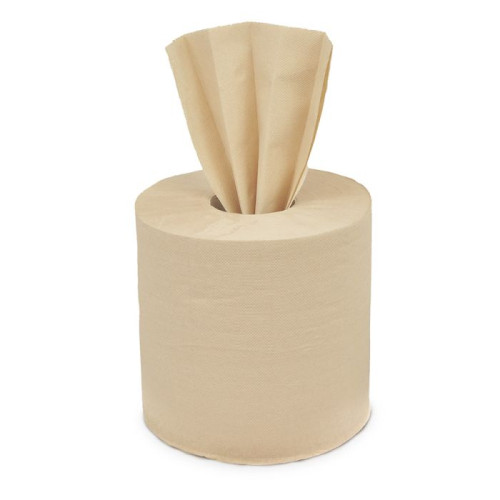 AF006 High-Quality Sustainable 2-ply Centrefeed Wipe Roll - 150M - Case of 6