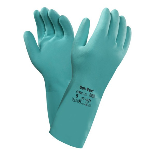 Ansell 37-675 Solvex Chemical Glove - Size 9