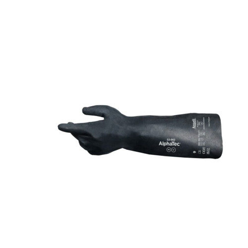 Ansell Alphatec 53-002 Chemical Gauntlet with Microchem Barrier Tech