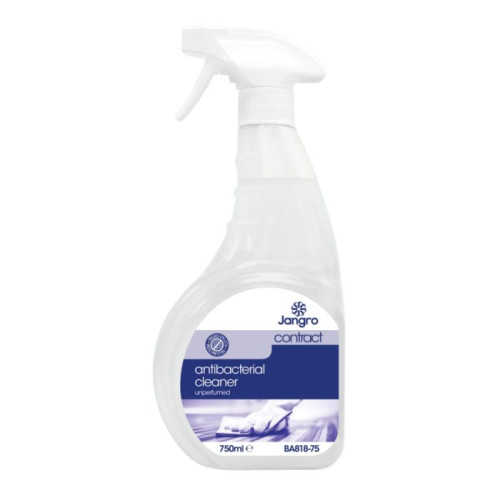 BA818 Contract Unperfumed Antibacterial Cleaner - 750ml - Case of 6