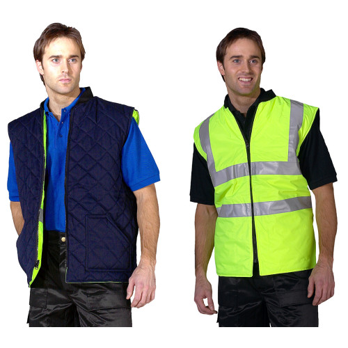 B Seen BWENG Reversible Bodywarmer - Size Large