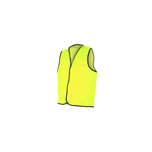 Plain Yellow Waistcoat (No Reflective Stripes)