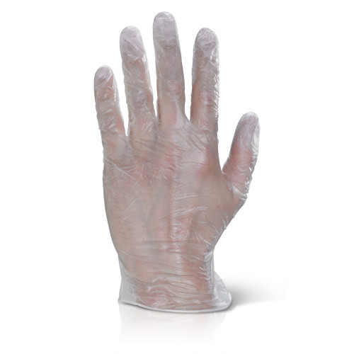 VDGPF Beeswift Powder Free Vinyl Gloves - Size Large - Box of 100