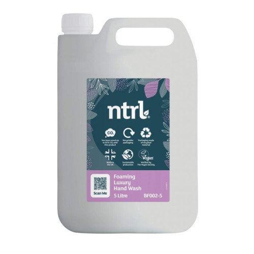 BF002-5 NTRL 5L Luxury Foaming Hand Wash (Single)