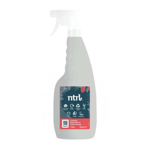 BF026 ntrl Foaming Washroom and Toilet Cleaner - 6x 750ml
