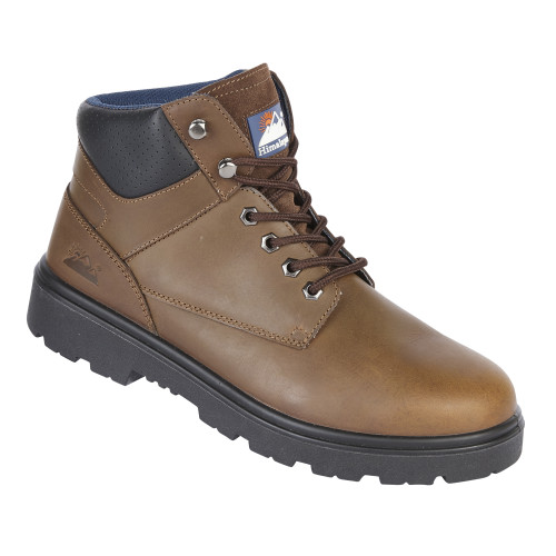 Himalayan 1201 Brown Leather Safety Boot - Size 6