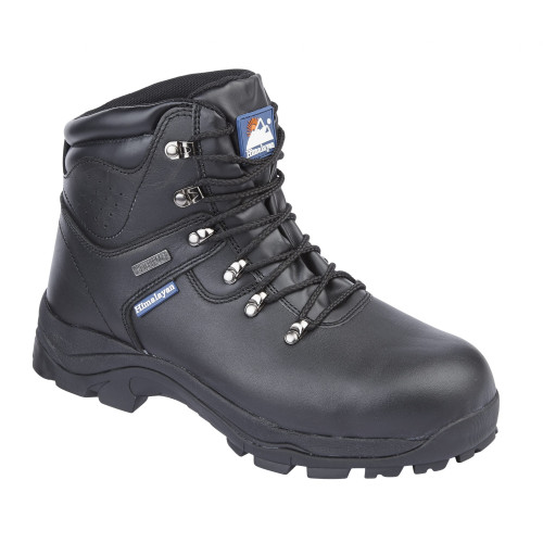 Himalayan 5200 Black Leather Safety Boot (Size 6 - 12)
