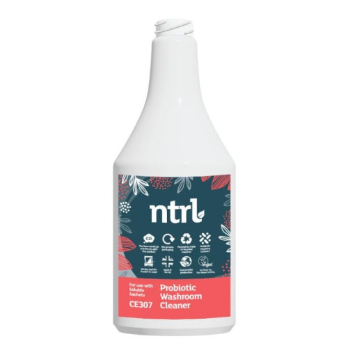 CE307 Empty Trigger Bottle for ntrl Probiotic Washroom Cleaner Sachet