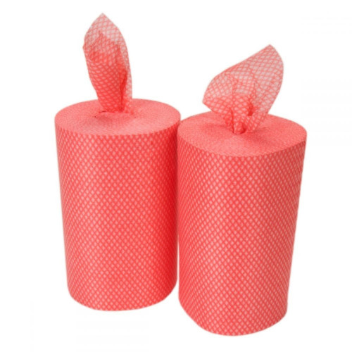 CG003 Lightweight Wipe Rolls - Case of 2 Rolls - Red