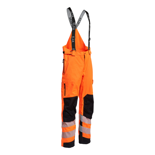 Elka Visible Xtreme Stretch Combi Trousers - Orange / Navy - Size Small