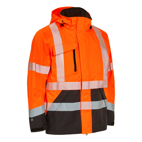 Elka Visible Xtreme Stretch Jacket - Orange / Black - Size Small