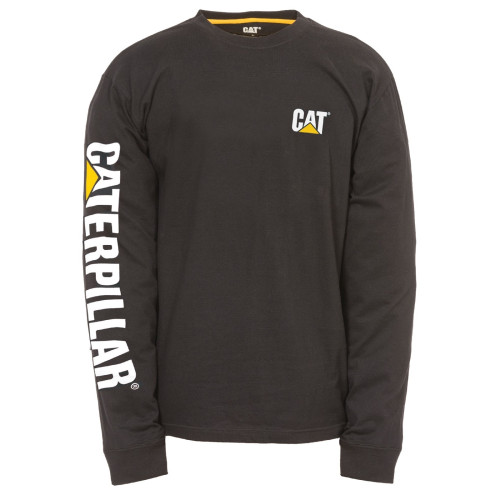 CAT 1510034 Trademark Banner Long Sleeve T-Shirt (Sizes Small - XX Large)