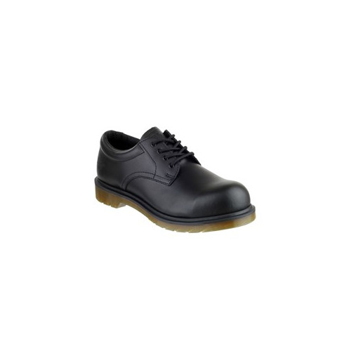 Dr Martens FS57 Black Leather Shoe (Sizes 6 - 12)