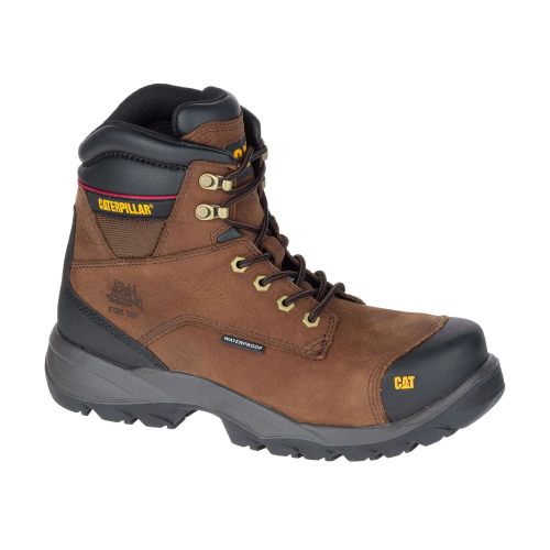 Caterpillar Spiro S3 Waterproof Safety Boot - Brown - Size 8
