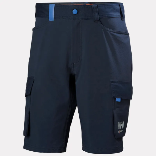 Helly Hansen Oxford 4X Cargo Shorts - Navy/Ebony - Waist Size 30", Leg Length 30.5" (C44)