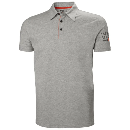 Helly Hansen Kensington Poloshirt - Grey - Size Medium