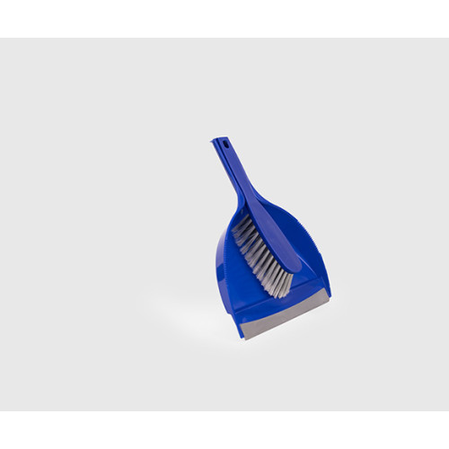 HN070 Dust Pan & Brush Set - Soft (Blue)