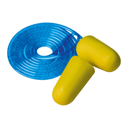 PU Foam Soundstopper Ear Plug with Cord - 1 Pair