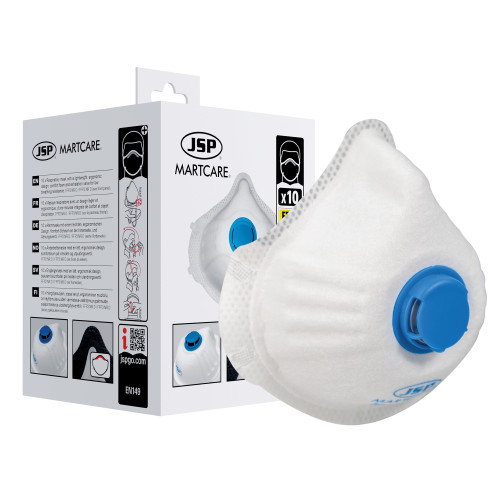 Martcare® Disposable Moulded Mask (M32) FFP3V - Box of 10