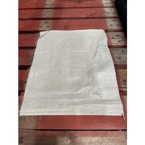 40cm x 50cm White Woven Polypropylene Sack