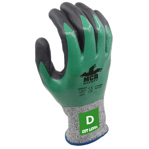 CT1052 Cut Level D Double Dip Nitrile Gloves - Size 7