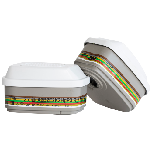 3M 6099 - Gas and Vapour Filters - A2B2E2K2HgP3 + Formaldehyde