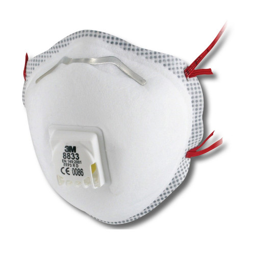 3Mâ„¢ 8833 Valved Particulate Respirator