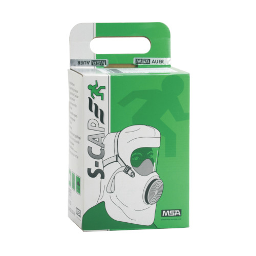 MSA S-CAP Escape Hood &acirc; Emergency Respiratory Protection in Carton Packaging