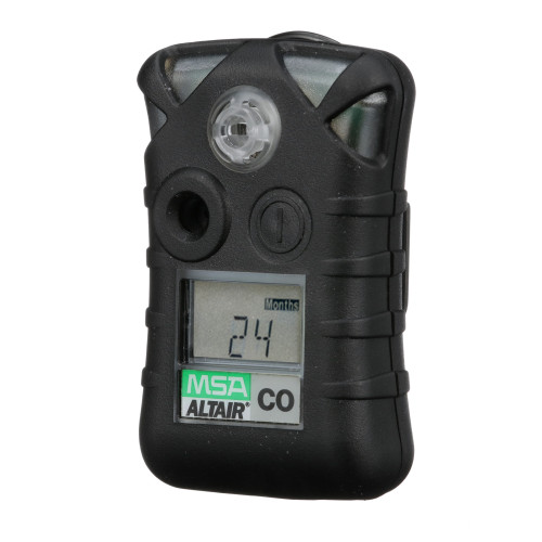 MSA ALTAIR Single-Gas Detector &acirc; Carbon Monoxide (CO), Low 25 ppm, High 100 ppm, Charcoal Housing