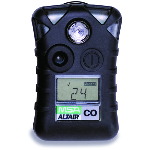 ALTAIR Single-Gas Detector, CO, Low, 25, High 100, Charcoal Case