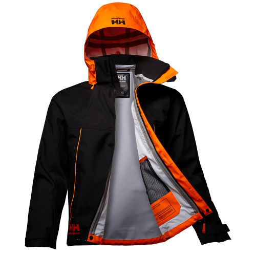 Helly Hansen Chelsea Evolution Waterproof Shell Jacket - Ebony - Large