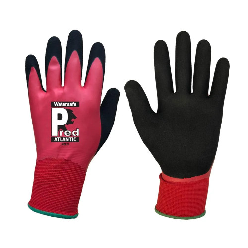 Red Full Dip Latex Glove - Size 8 (Medium)
