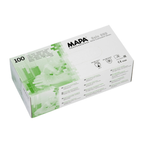 Mapa Solo 999 Disposable Nitrile Glove - 10 boxes of 100 - Size: X Large