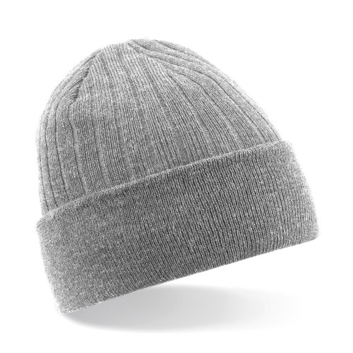 Beechfield Thinsulate Beanie - Heather Grey