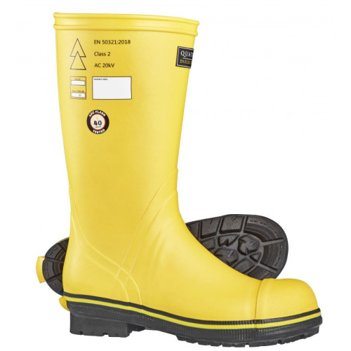 Quatro Dielectric SB E HRO FO SRA Yellow/Black - Size UK 4