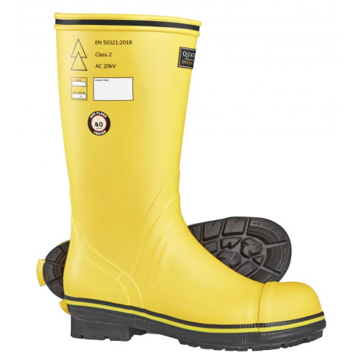Quatro Dielectric Thermal SB E HRO FO SRC Yellow/Black - Size UK 8