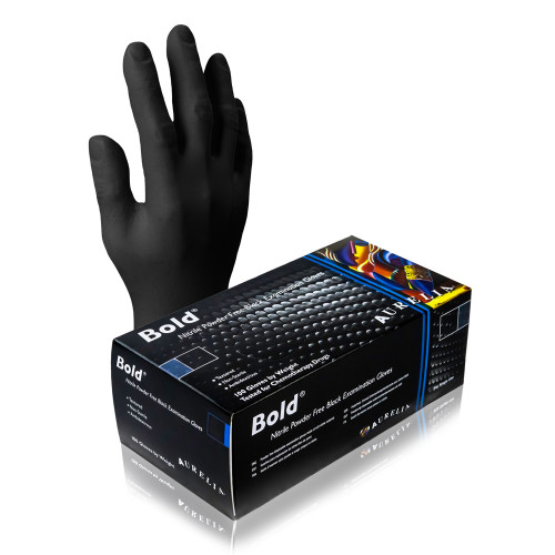 Bold Nitrile Gloves - Case of 10 Boxes - Size Small