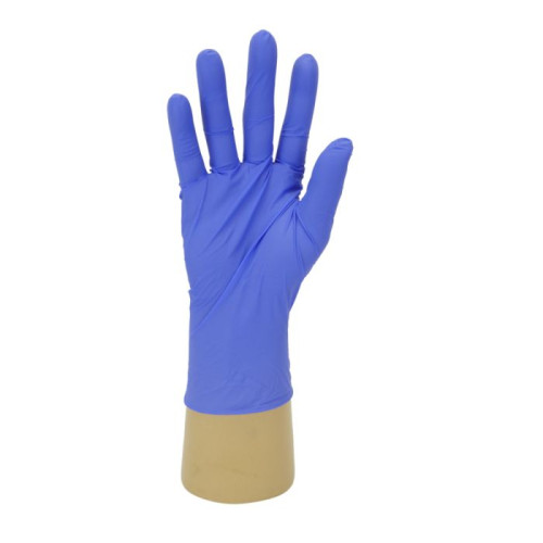 Finite&Acirc;&reg; P Indigo AF Nitrile Accelerator Free Powder Free Exam Glove - Size Small - Case of 10, Box of 100