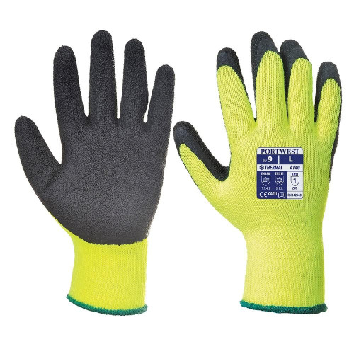 Portwest A140 Thermal Grip Glove (Sizes 7 (Small) - 11 (XX Large))