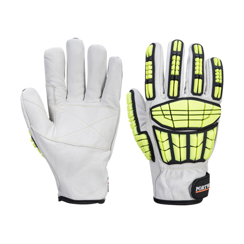 A745 Impact F135 Cow Leather Lined Glove - Size Large