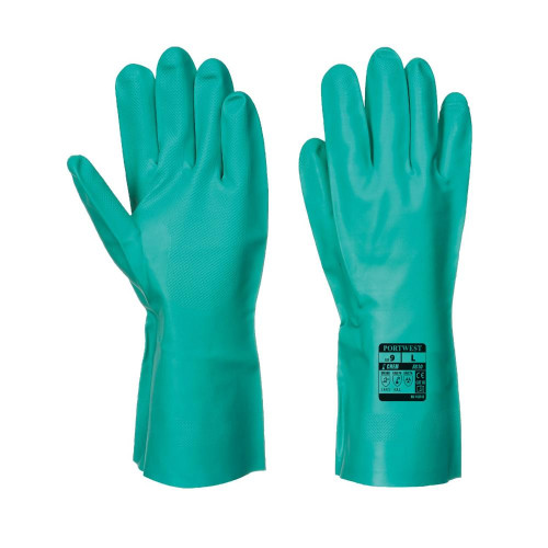 Portwest A810 Nitrosafe Chemical Gauntlet - Size 9