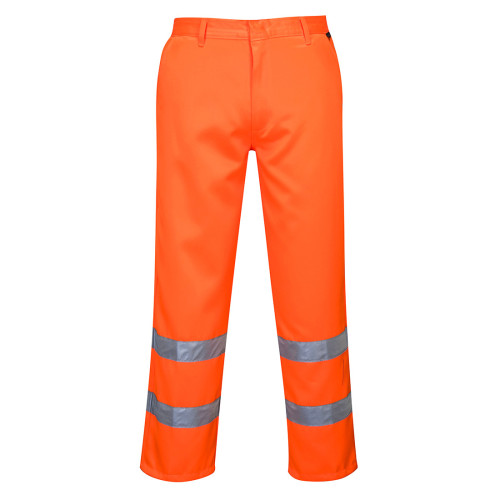 E041 Hi-Vis Service Trouser - Orange - Size Large