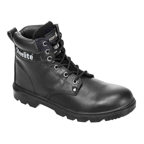 FW11 Steel Leather Ankle Boot (Sizes 5 - 13)