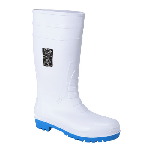 FW95 Safety Wellington - White - Size 9