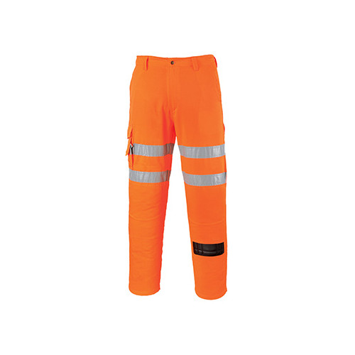 RT46 Hi-Vis Rail Work Trousers - 4X Large