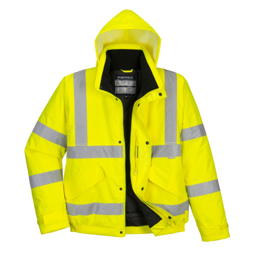 Portwest S463 High Visibility Bomber Jacket (Sizes X Small - 5X Large)